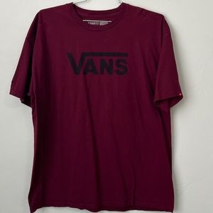 Vans T-Shirt size XL in Maroon